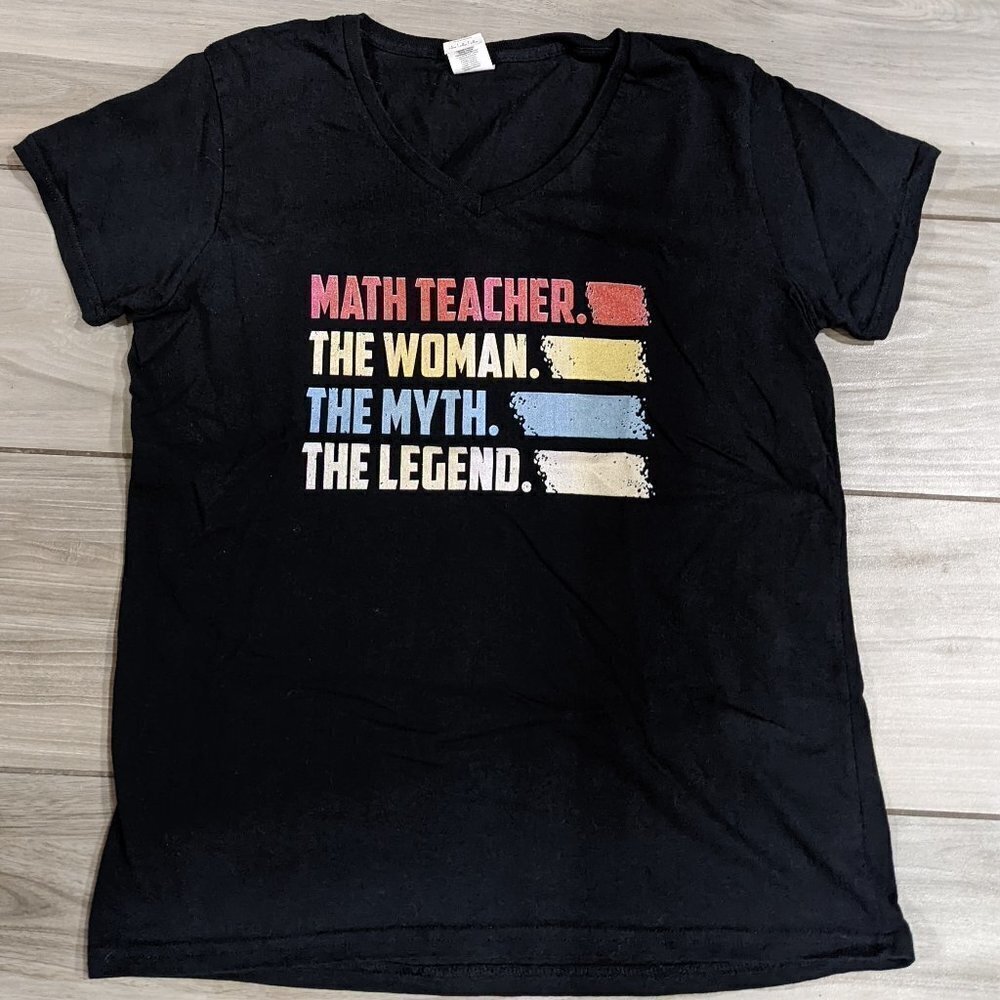 2/$20 Women's Math Teacher Shirt